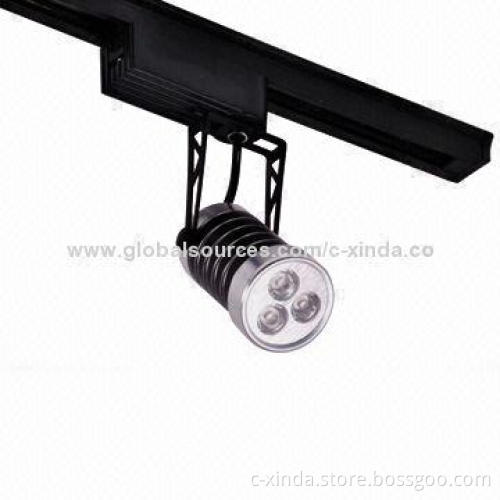 3W LED track light in blue/white/warm white, 110 to 240V for shopping mall and gallery